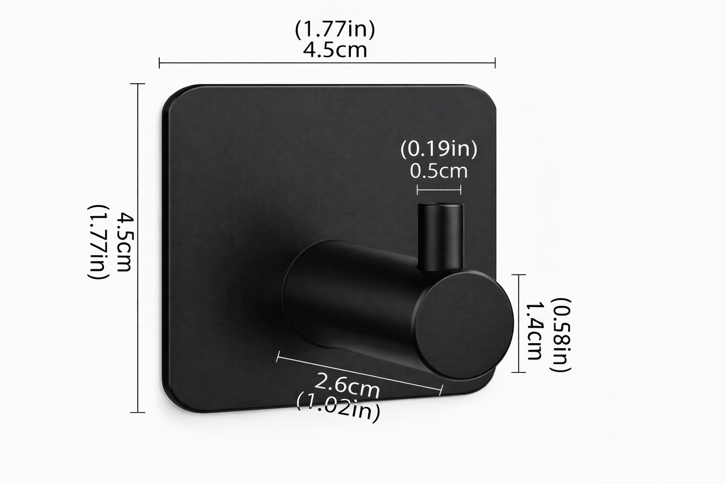 Zelfklevende haakjes