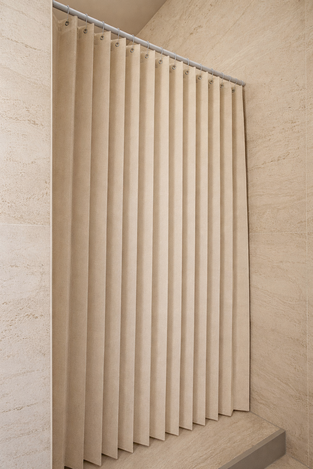 Vouwbaar douchegordijn